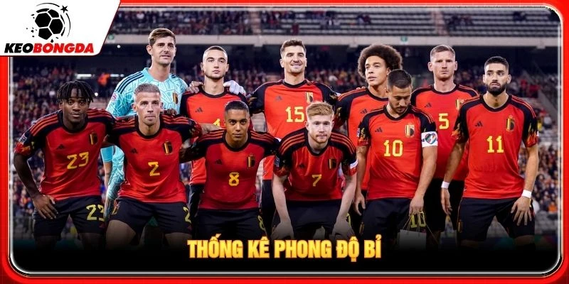 Thống kê phong độ Bỉ