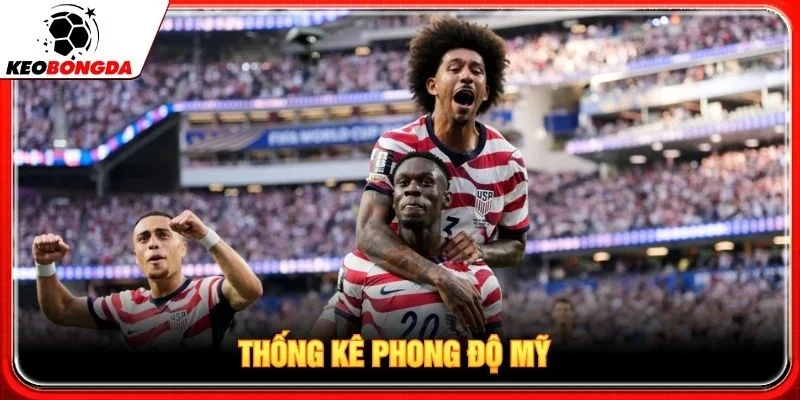 Thống kê phong độ Mỹ